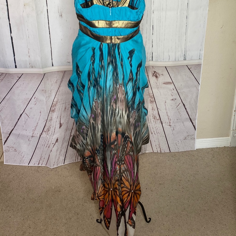 Bebe Maxi Dress 100% silk - Picture 12 of 12